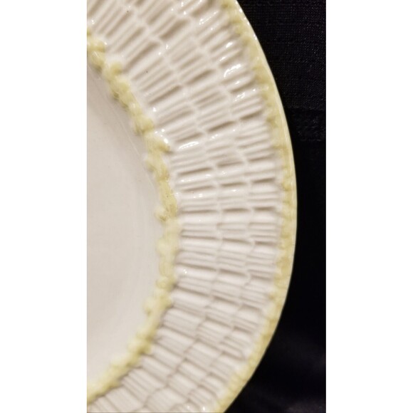 Irish Belleek Ireland Sea Shell Vase & 8" Plate Green 5th Mark 1965-1975 - Picture 4 of 11